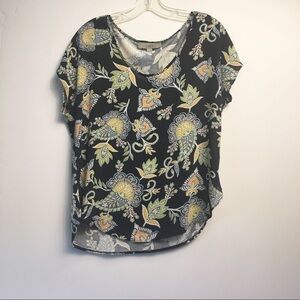 ANN Taylor Loft floral Blouse size small